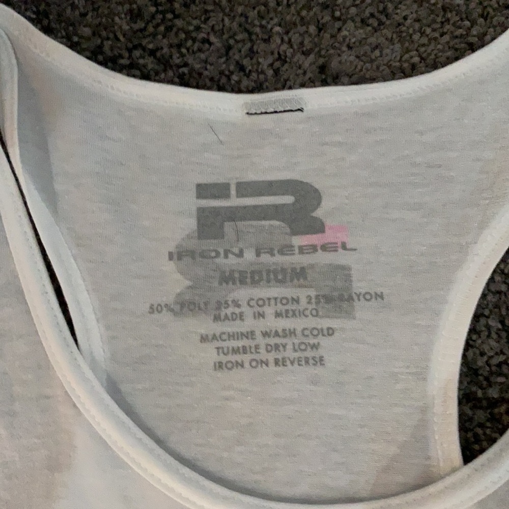 Iron Rebel Racer Back Tank - Picture 3 of 4